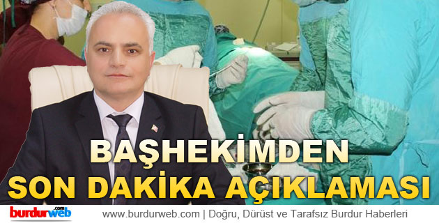 Başhekimden İsmail Taşçı’dan Müjdeli Haber