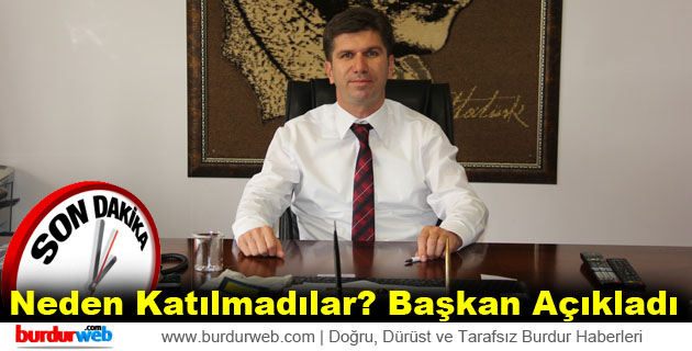Burdur Belediyesi Tanıtım Günlerine Neden Katılmadı?