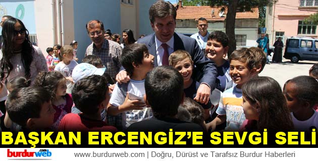 Başkan Ercengiz’e Sevgi Seli