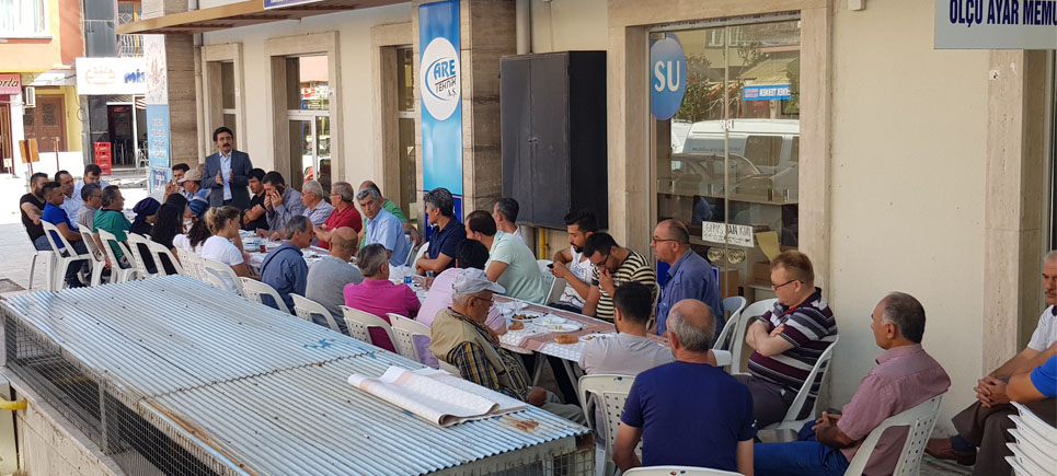 AK Parti Bedesten esnafın taleplerini dinledi