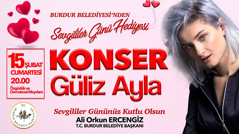 Burdur Belediyesi’nden 14 Şubat Sevgililer Günü Hediyesi