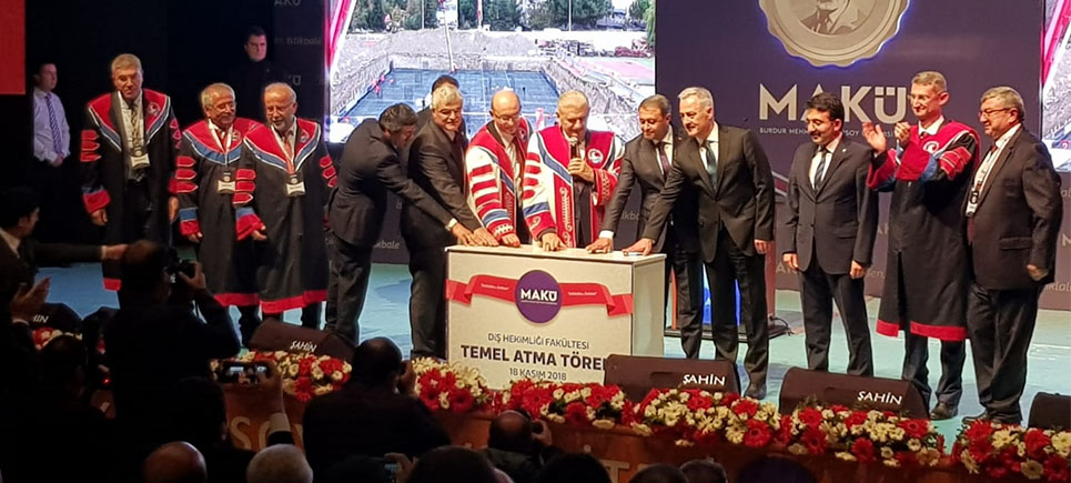 MAKÜ’de görkemli açılış ve temel atma