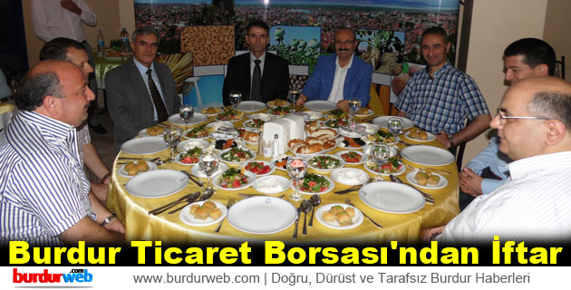 Burdur Ticaret Borsası’ndan İftar