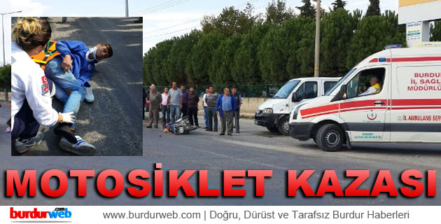 Bucak’ta Motosiklet Kazası
