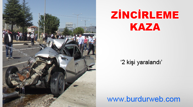 Bucak’ta Trafik Kazası: Araç Kabinine Sıkıştı