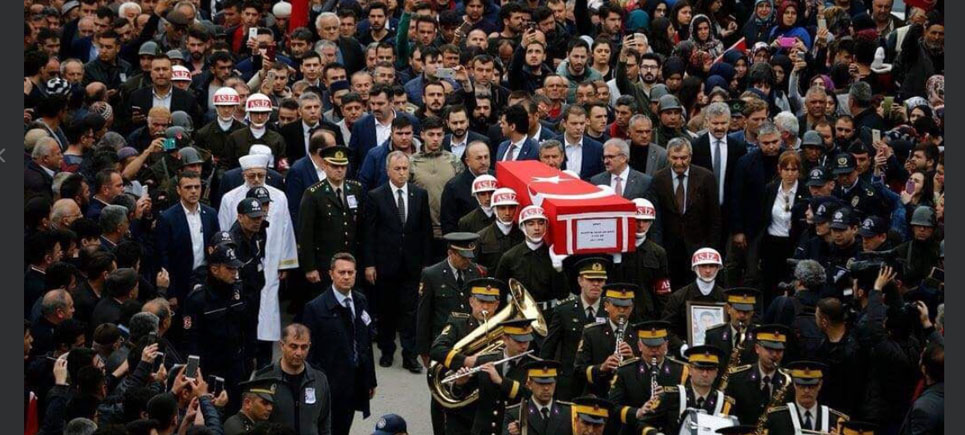 Afrin Şehidimiz dua, sela ve gözyaşlarıyla uğurlandı