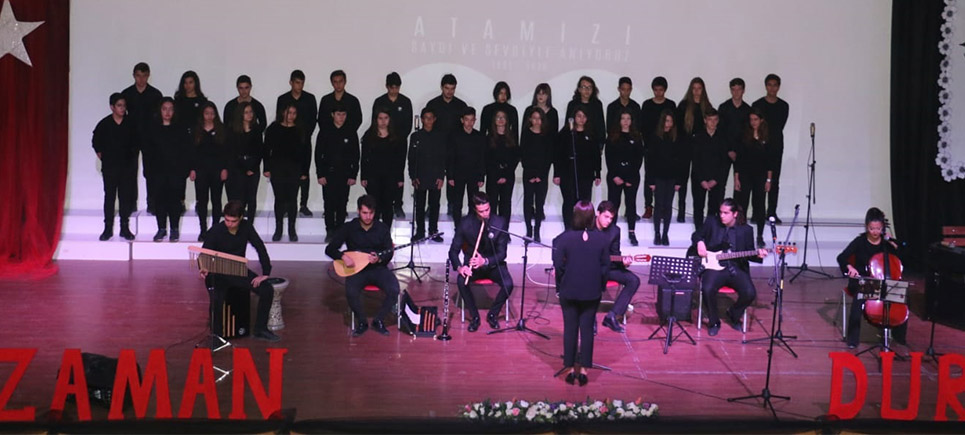 Burdur Bahçeşehir Koleji’nde Atatürk özlemle anıldı