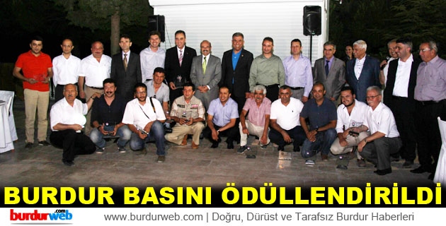 Burdur Basını Ödüllendirildi