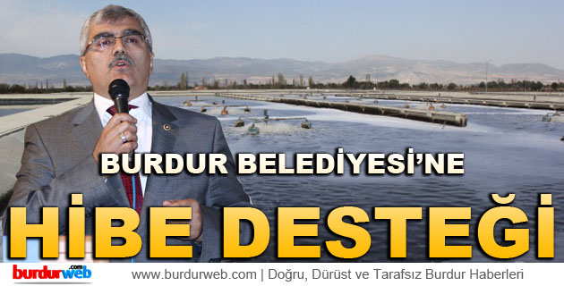 Burdur Belediyesi’ne Hibe Desteği