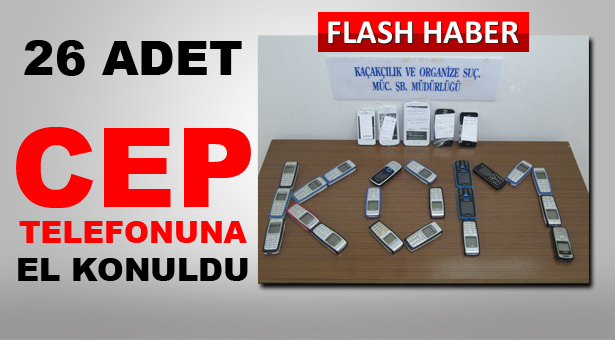 Burdur’da Cep Telefoncuya Baskın