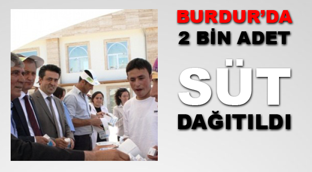 Burdur’da “Dünya Süt Günü”
