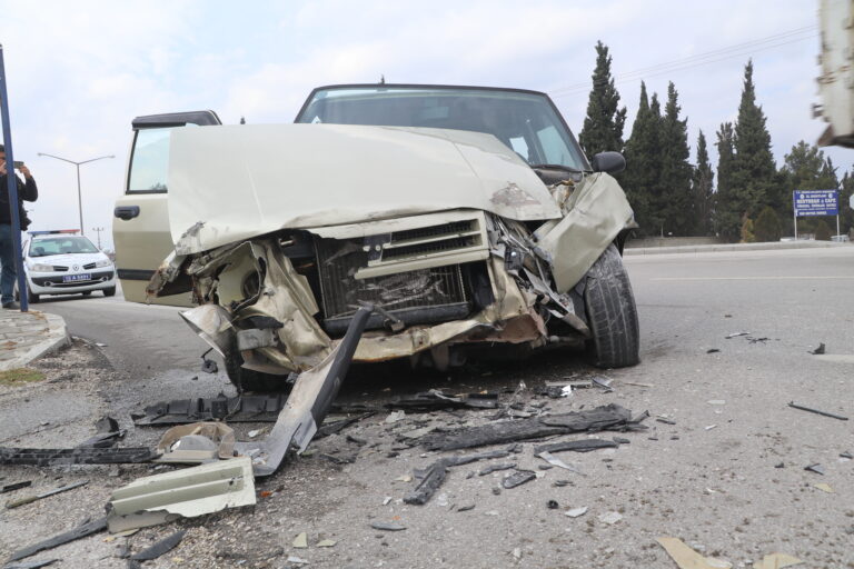 Burdur’da trafik kazası