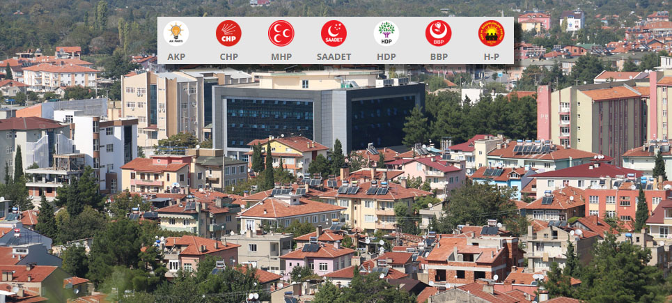 Burdur Merkezde birinci parti değişti
