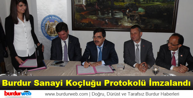 Burdur Sanayi Koçluğu Protokolü İmzalandı