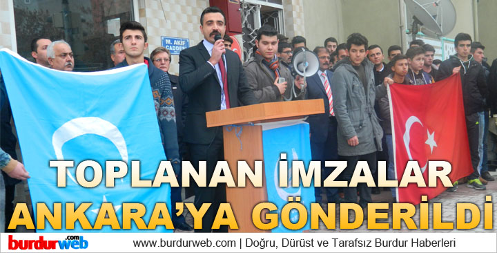 Toplanan İmzalar Ankara’ya Gönderildi