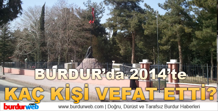 Burdur’da 2014’te Kaç Kişi Vefat Etti