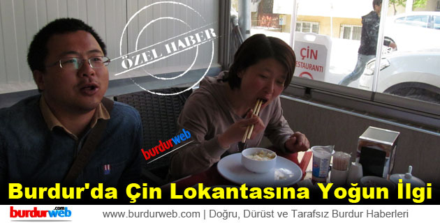 Burdur’da Çin Lokantasına Yoğun İlgi