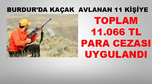 Burdur’da Kaçak Avcılıkla Mücadele Sürüyor