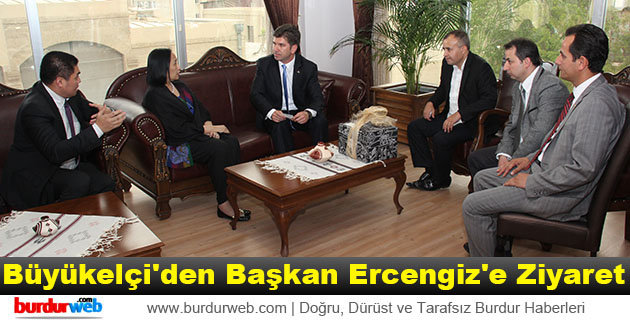 Büyükelçi Sanchez’den Başkan Ercengiz’e Ziyaret