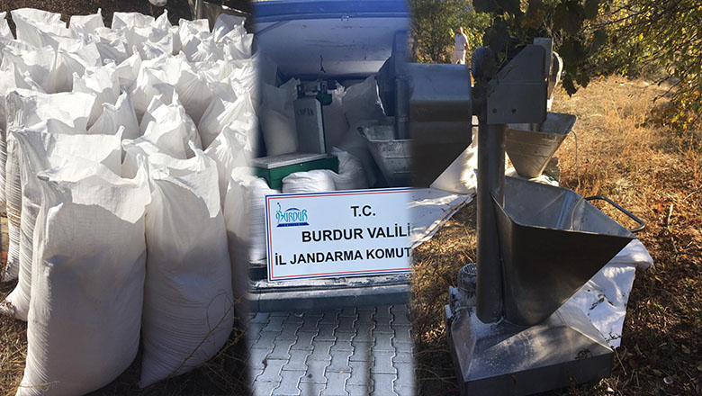 Böceklenmiş unlara suçüstü