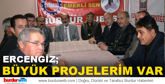 Ercengiz’den Emekli-Sen ve Ulusal Eğitim Derneği Ziyareti