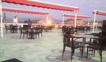 Büyük Isparta Oteli’nin terası hizmete girdi