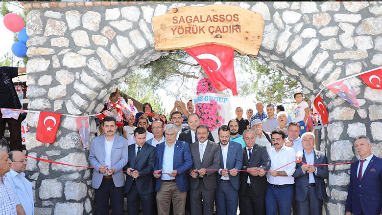 Sagalassos yörük çadırı hizmete açıldı