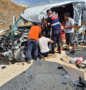 Burdur’un Gölhisar İlçesi Aksu Köprüsü Mevkinde Trafik Kazası
