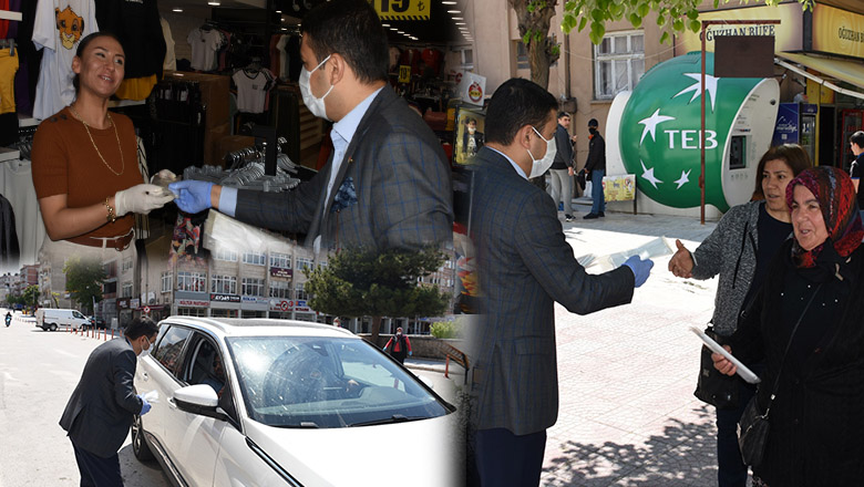 CHP’den vatandaşa 4 bin maske…