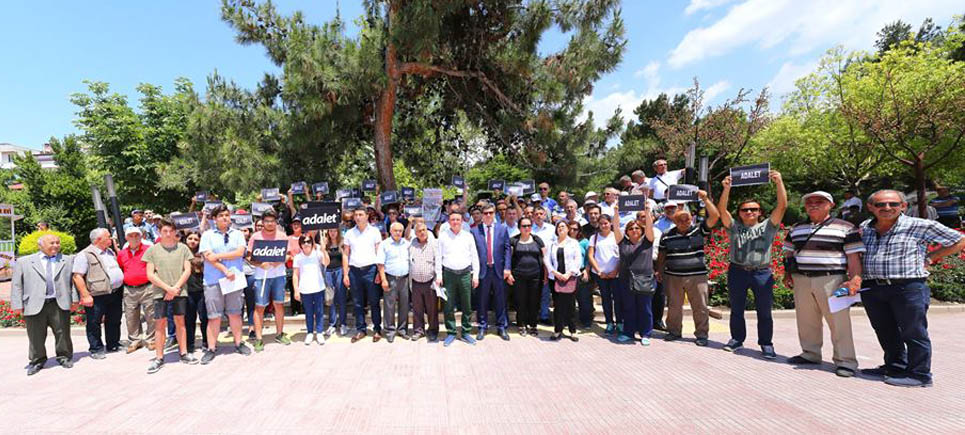 CHP Burdur’dan “Adalet” vurgulu protesto