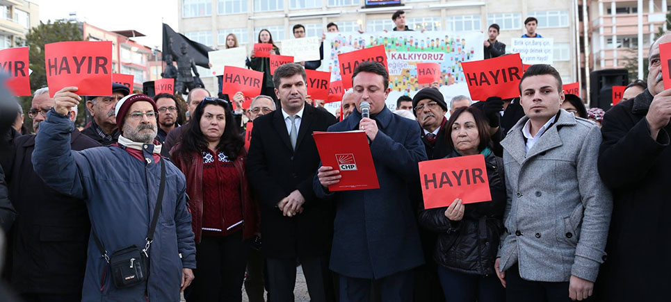Burdur CHP’den hayır eylemi