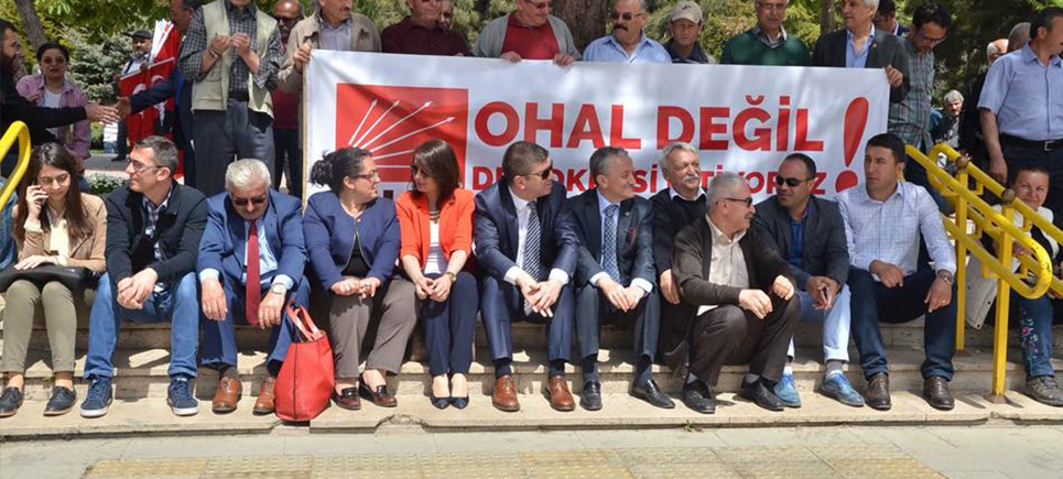 CHP’den OHAL’e karşı eylem