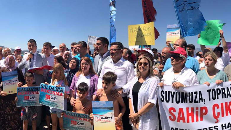 CHP’den “Salda’ya dokunma” eylemi