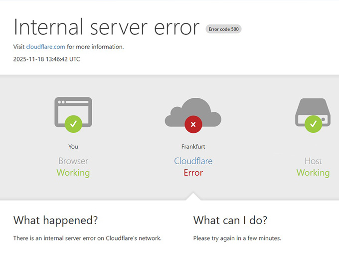 Cloudflare Küresel Çapta Çöktü! İnternetin Omurgasında Büyük Kesinti, Milyonlarca Site Erişime Kapandı