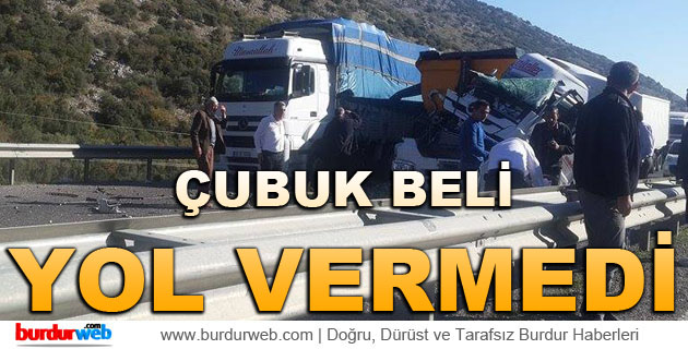 Çubuk Beli Yol Vermedi