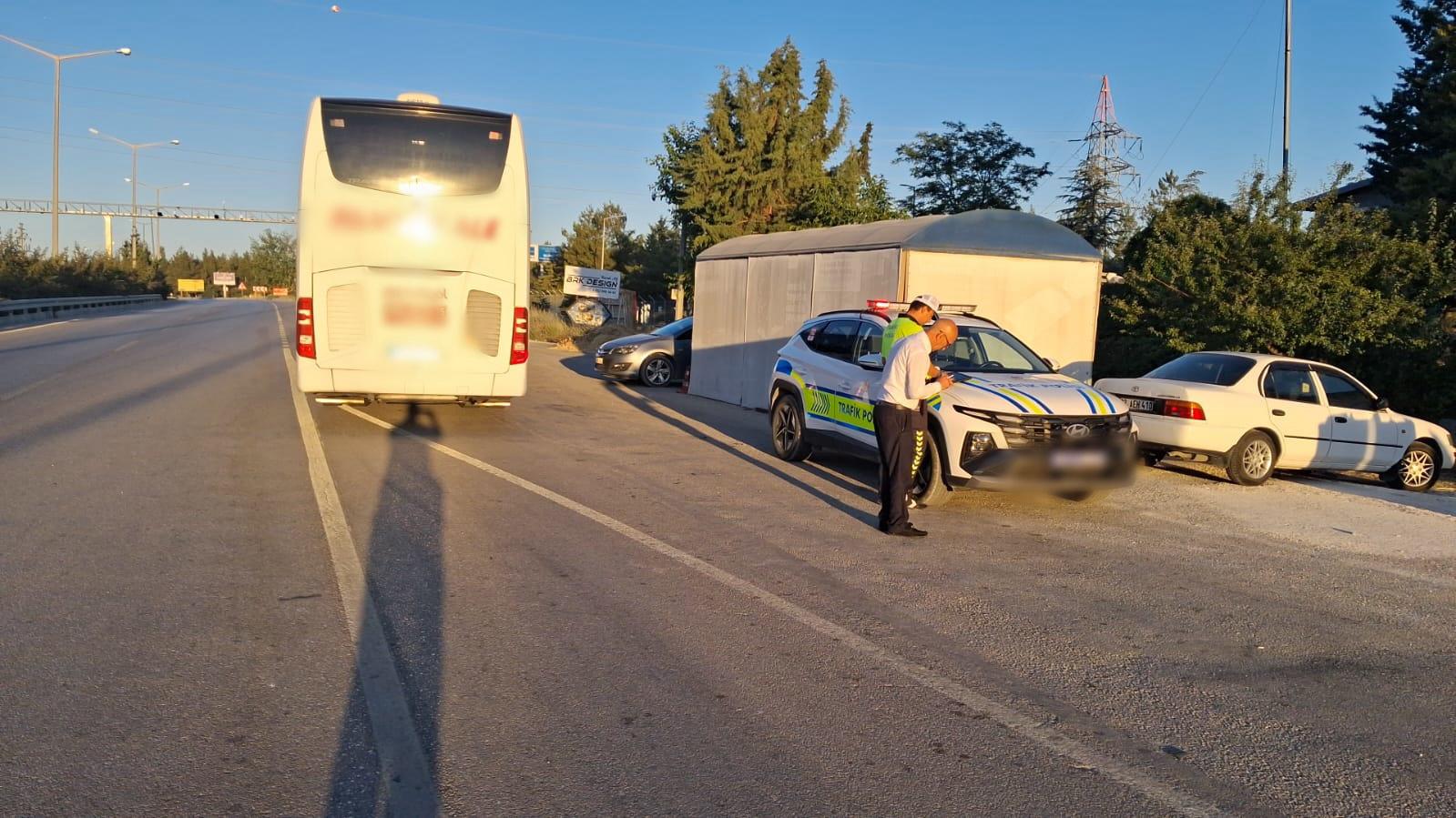 Burdur’da Trafik Denetiminde 15 Araç Trafikten Men Edildi