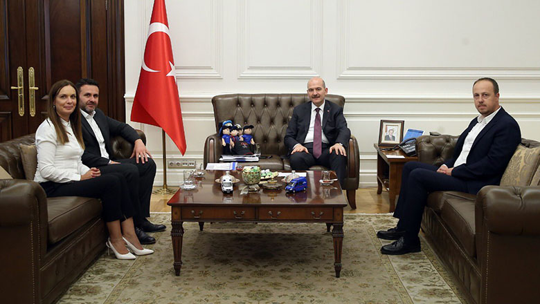 Deniz Kurt’tan Bakan Süleyman Soylu’ya ziyaret