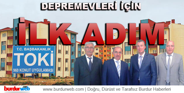 Depremevleri’nde TOKİ için İlk Adım