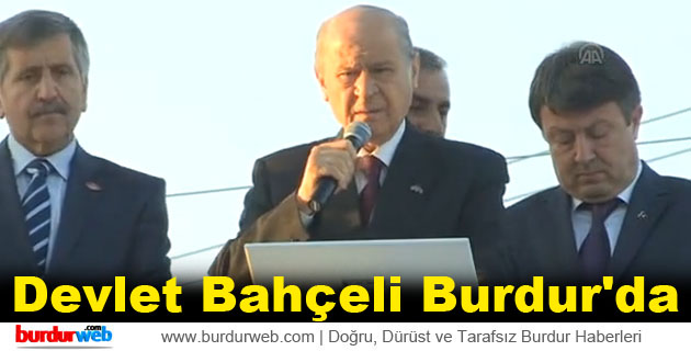 Devlet Bahçeli Burdur’da