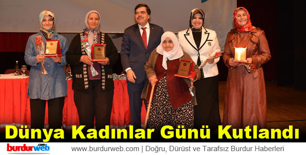 Dünya Kadınlar Günü Burdur’da Kutlandı
