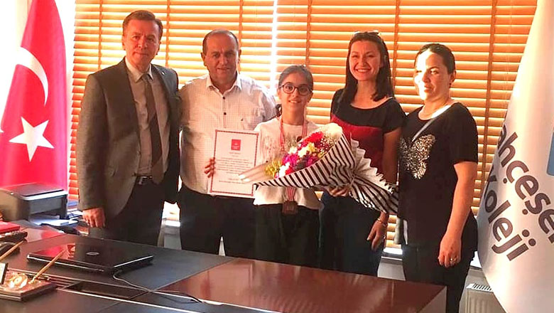 Bahçeşehir Kolejli Ece Türkiye 2.si oldu
