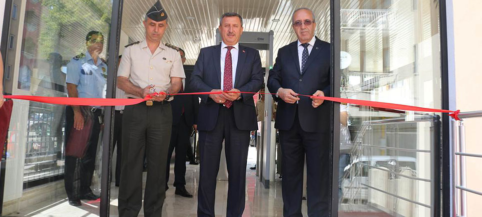 Burdur Emniyet Müdürlüğü’nün yeni girişi açıldı