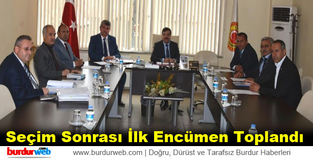 Seçim Sonrası İlk Encümen Toplandı