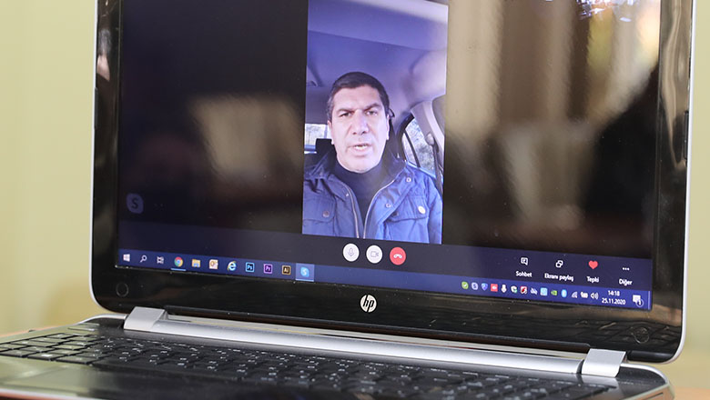 Başkan Ercengiz toplantıya canlı bağlandı