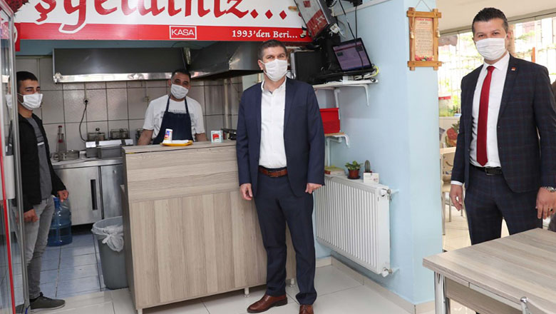 Başkan Ercengiz’den esnaflara ziyaret