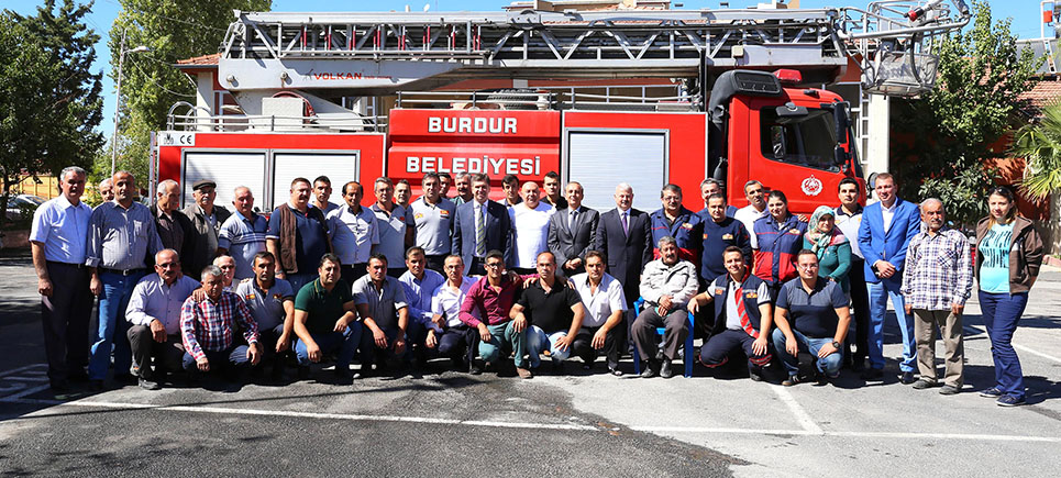 Başkan Ercengiz, İtfaiye personeliyle buluştu