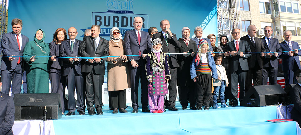 Cumhurbaşkanı Erdoğan’dan Burdur’da toplu açılış
