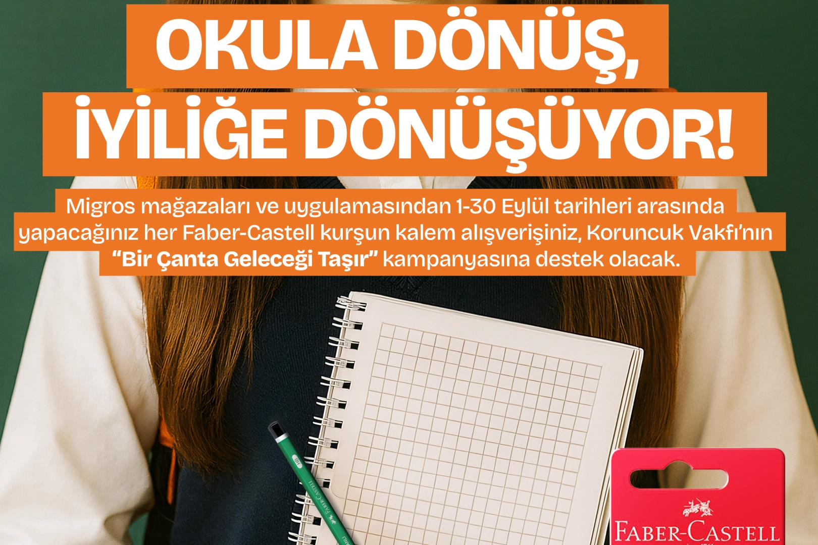 Faber-Castell ve Migros İş Birliği İle Koruncuklara Destek 