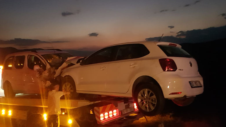 Burdur’da feci trafik kazası