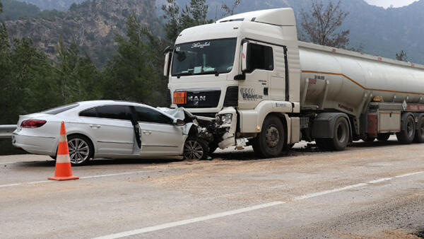 Burdur’da feci kaza